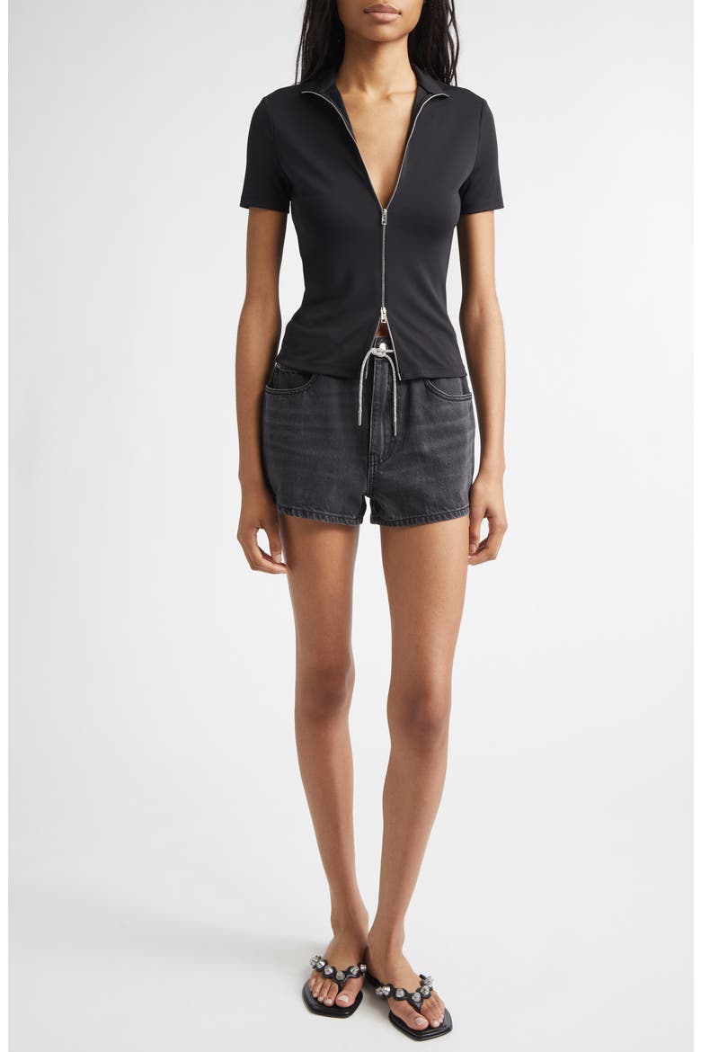 Short Sleeve Zip Rashguard Top (Women) | Nordstrom