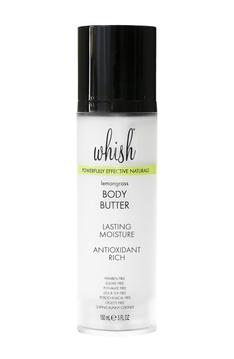 Whish Beauty Body Butter, Main, color, Lemongrass