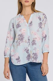 NYDJ Pintuck Top