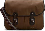 Barbour x Paul Smith Tarras Waxed Cotton Messenger Bag