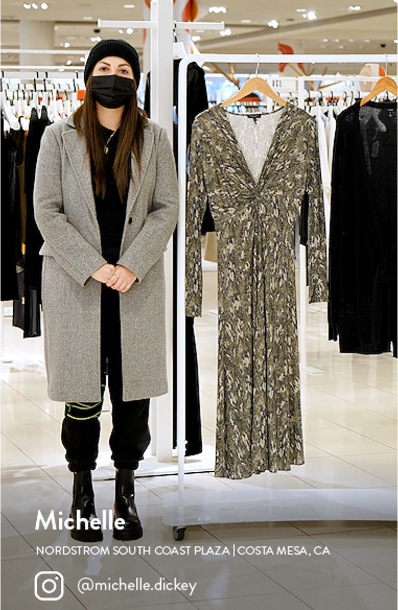 Jules Jersey Long Sleeve Midi Dress, sales video thumbnail