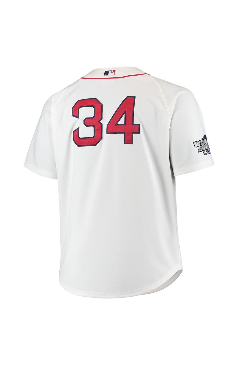 Mitchell & Ness Men's Mitchell & Ness David Ortiz White Boston Red Sox Big & Tall Home Authentic Player Jersey, Alternate, color, White
