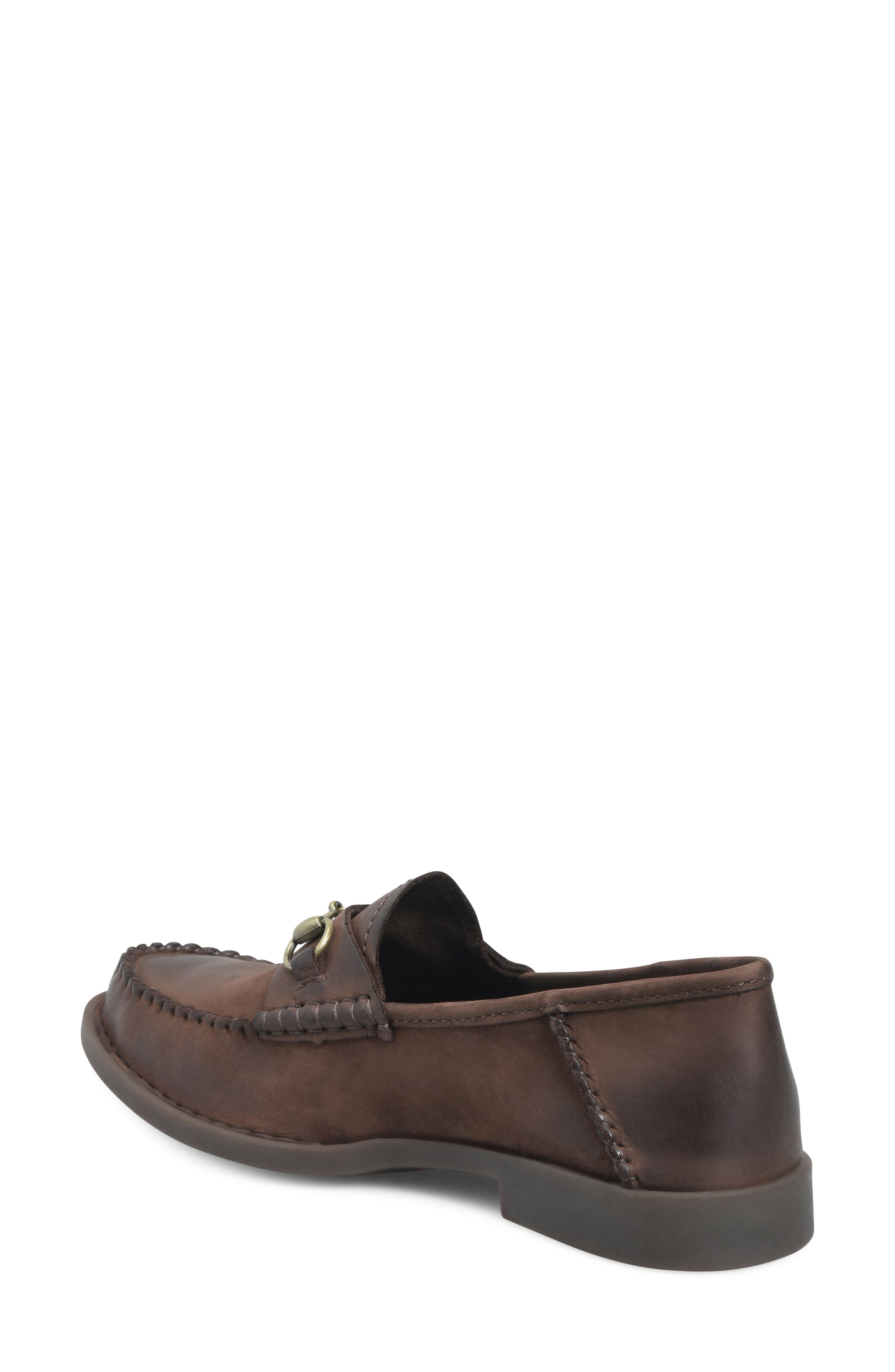 Margo Loafer, Alternate, color, DARK BROWN NUBUCK