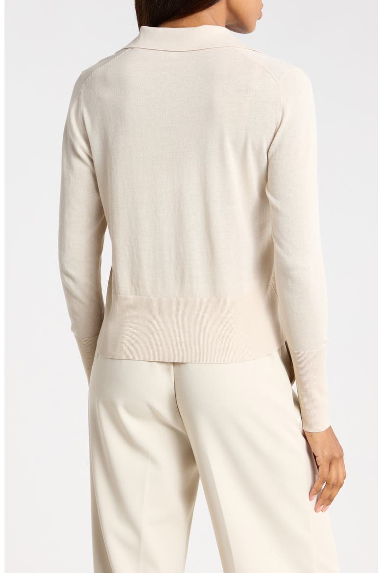 Collared Button-Up Shirt, Alternate, color, LIGHT BISCOTTI