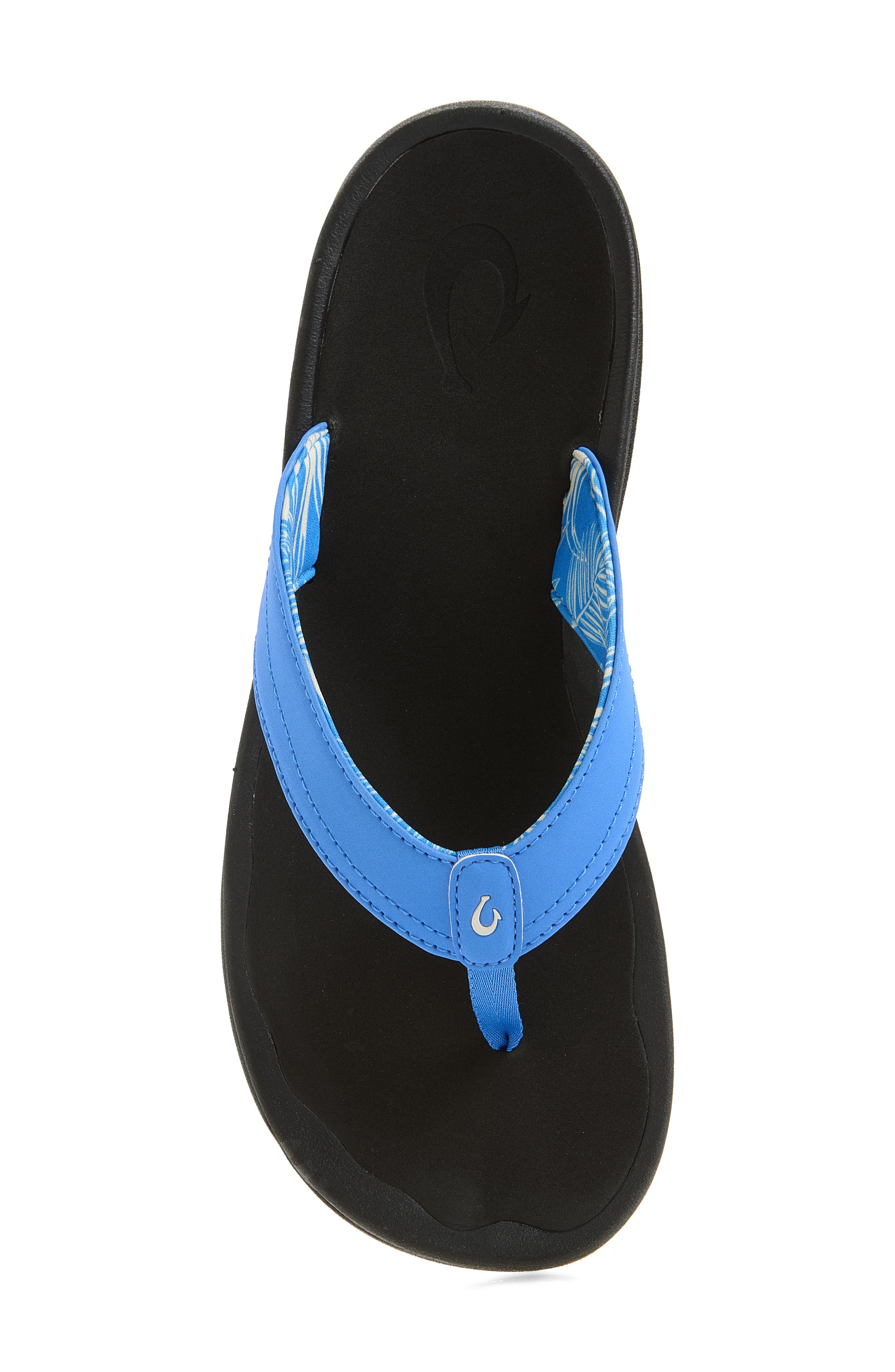Ohana Flip Flop, Alternate, color, TIDE BLUE/ PALM