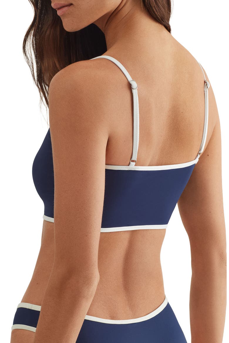 Crop Cami Bikini Top, Alternate, color, NAVY