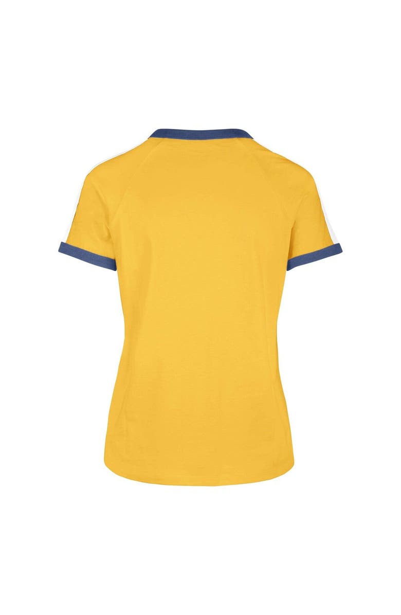 '47 Women's '47  Yellow Boston Red Sox City Connect Sweet Heat Peyton T-Shirt, Alternate, color, 