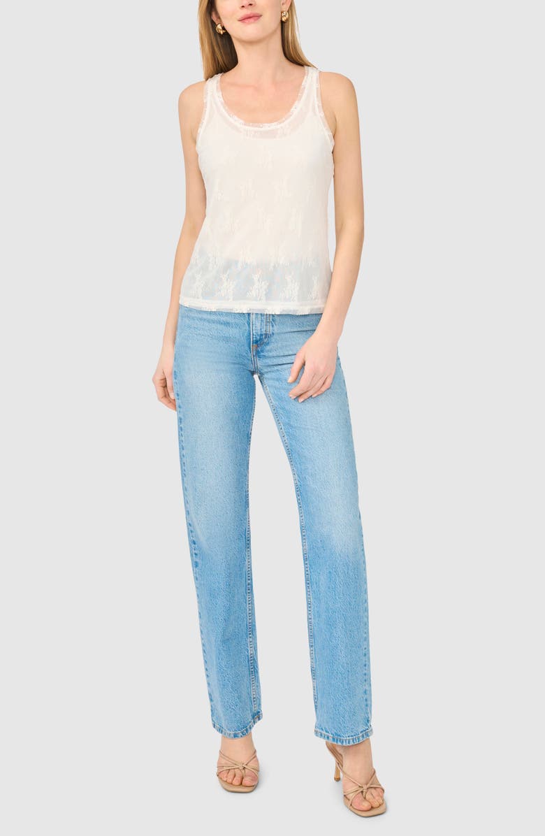 Parker Mesh Lined Lace Tank, Alternate, color, Jet Stream
