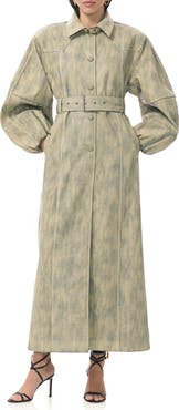 AFRM Carrington Denim Trench Coat