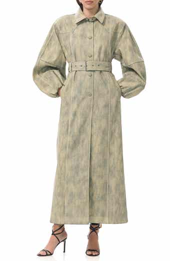 AFRM Carrington Denim Trench Coat