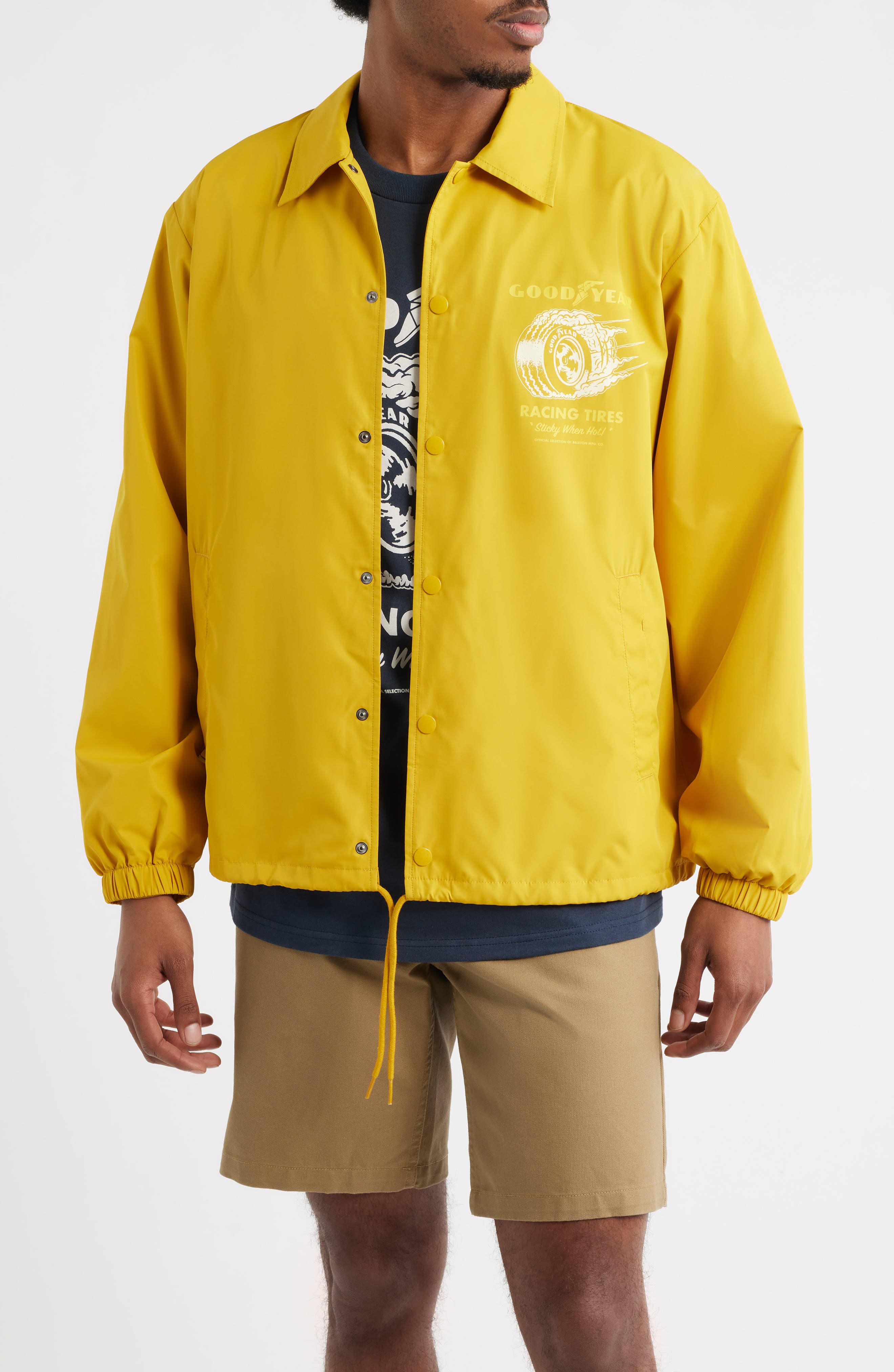 2023s REI coop パッカリングシェルジャケット マスタードイエロー x Goodyear Slick Windbreaker (Men) | Nordstrom