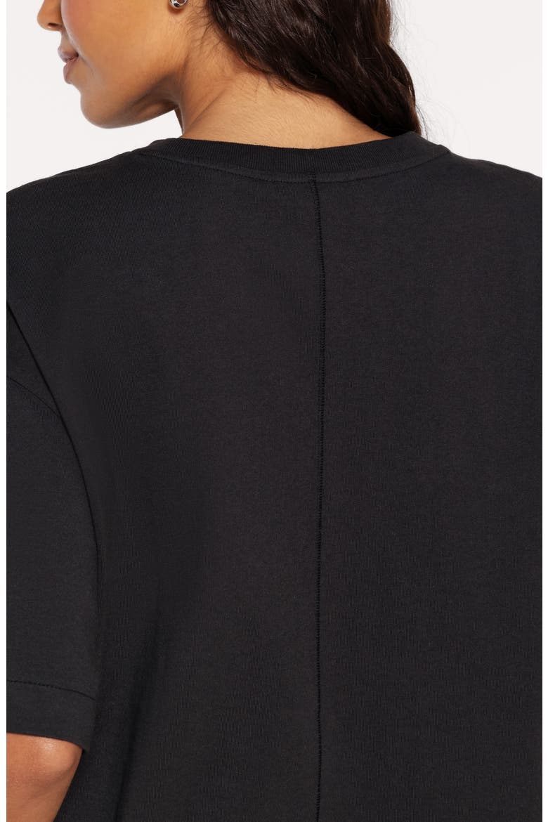 Roomy Cotton T-Shirt, Alternate, color, BLACK