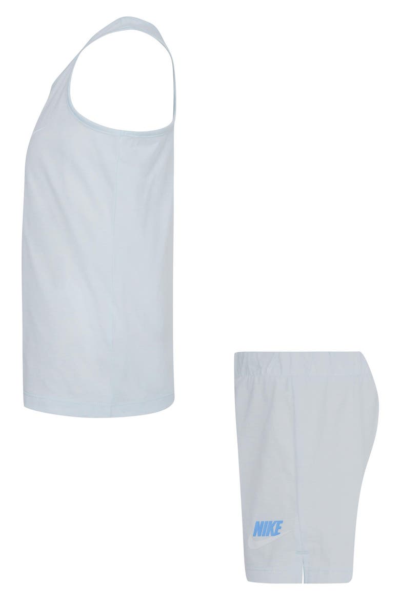 Kids' Club Tank And Jersey Short Set, Alternate, color, FOOTBALL GREY HEATHER