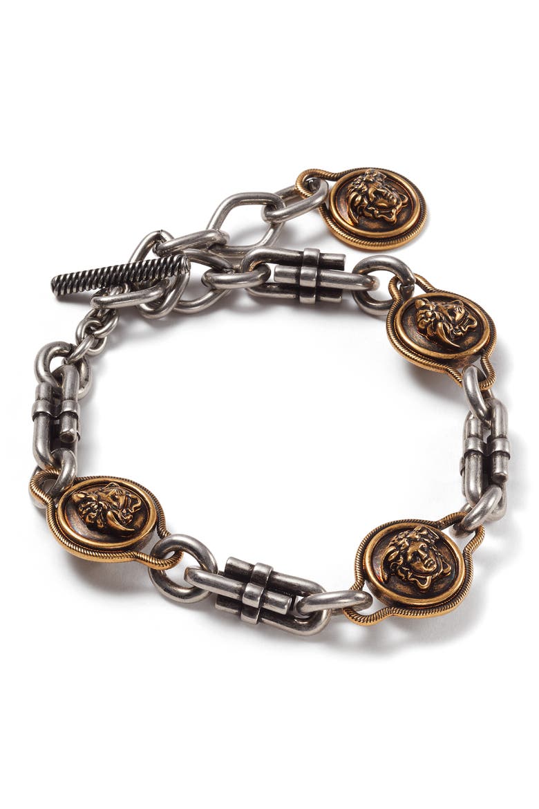 Novantatré Mixed Metal Bracelet, Main, color, PALLADIUM 82-GOLD 82