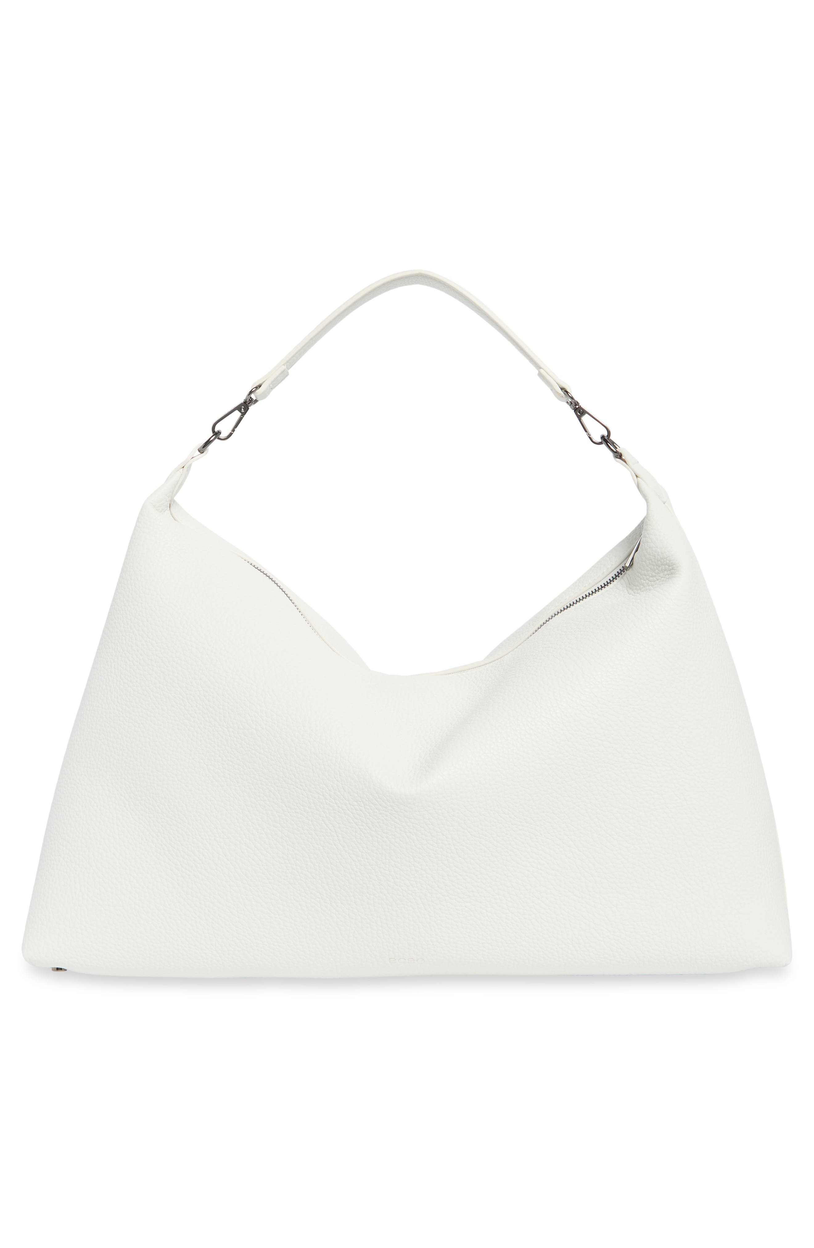Faux Leather Hobo Bag, Alternate, color, POWDER