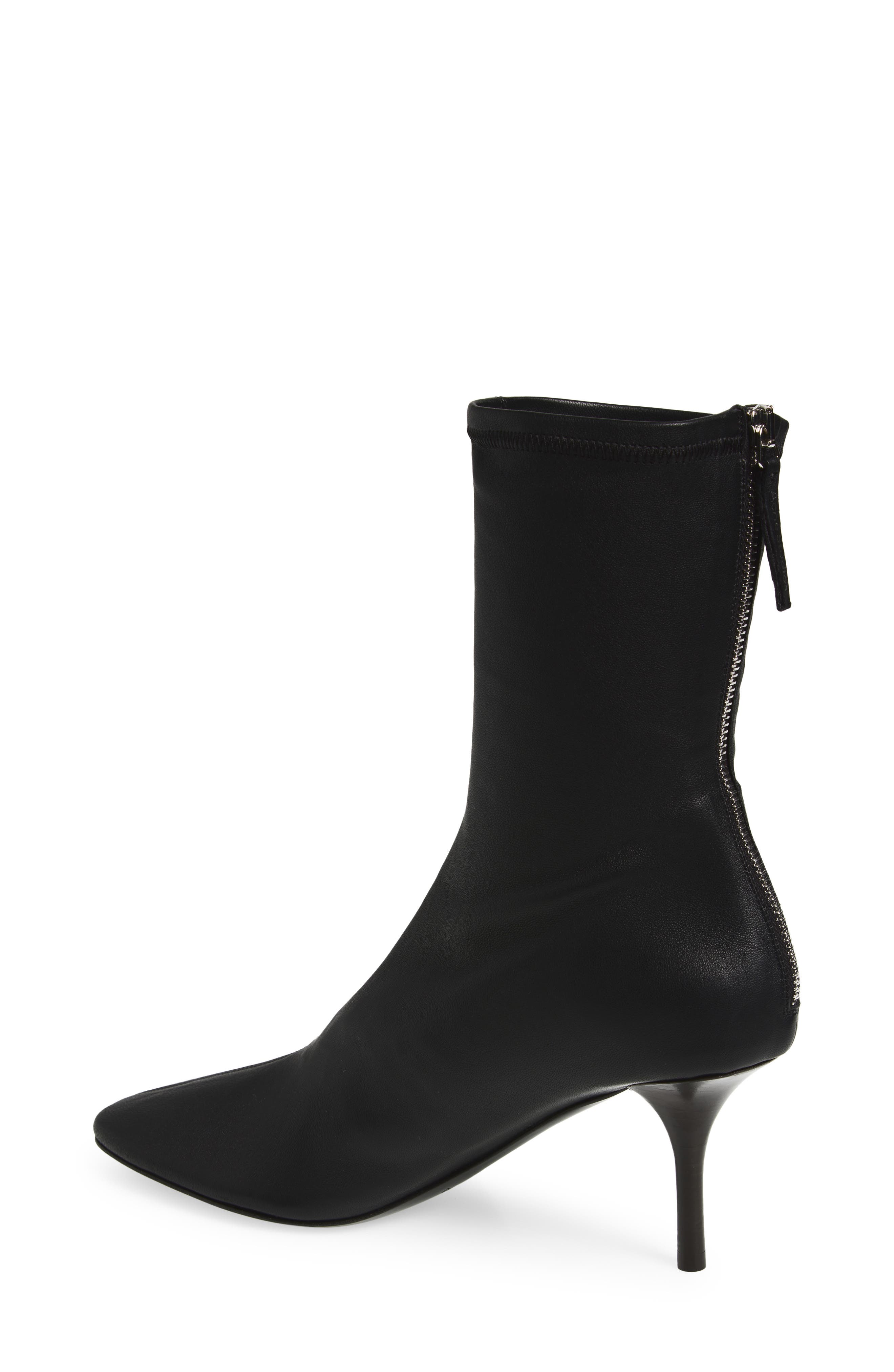 Acne Studios Back Tab Ankle Boot, Alternate, color, Black