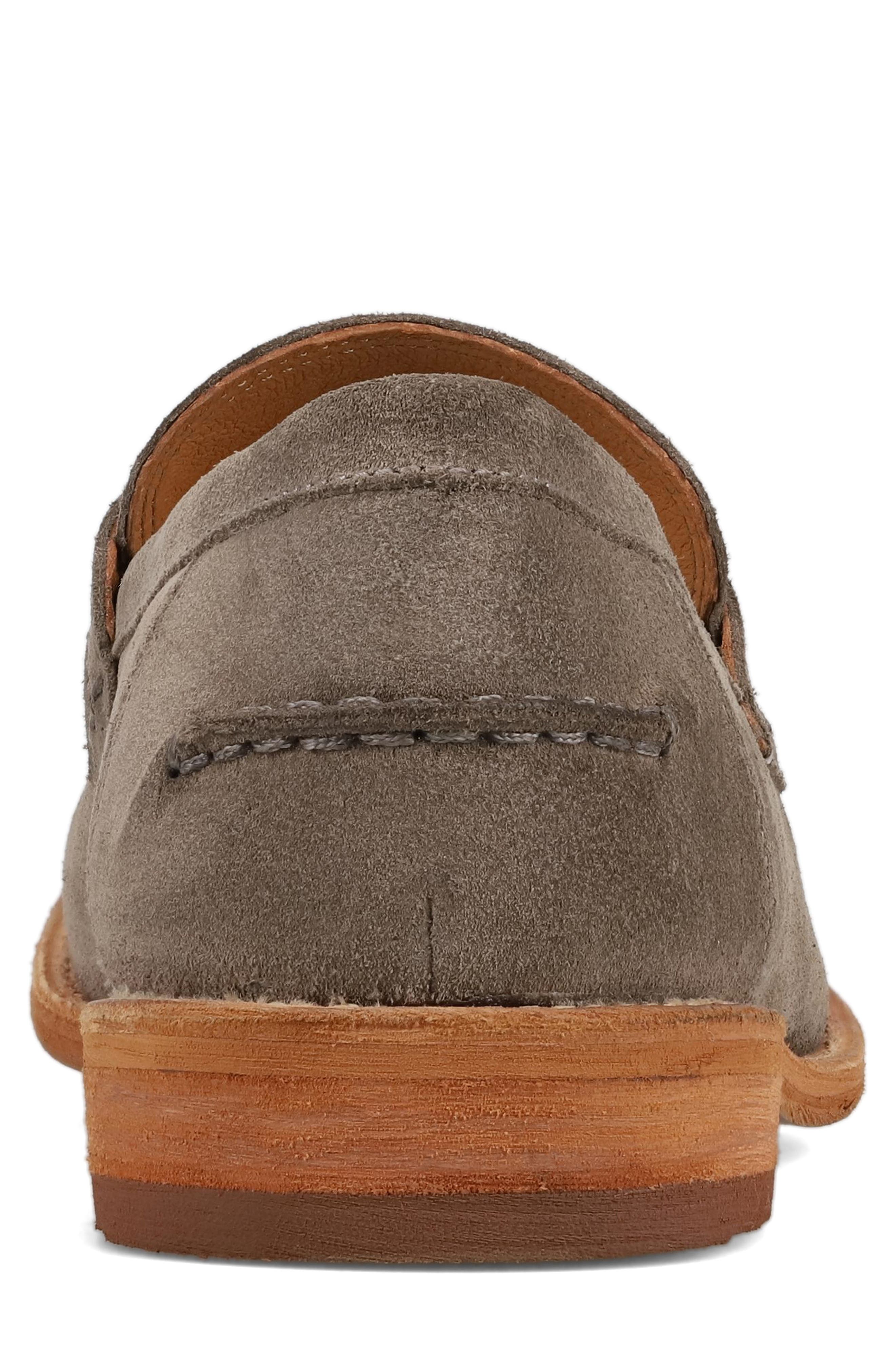 Frye Tyler Flex Penny Loafer, Alternate, color, Steel