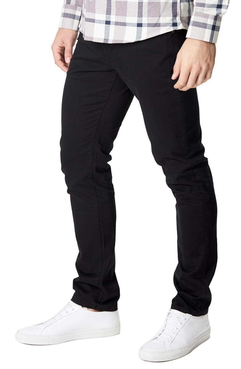 7 Diamonds Clifton Slim Brushed Twill Slim Straight Leg Five-Pocket Pants, Alternate, color, 