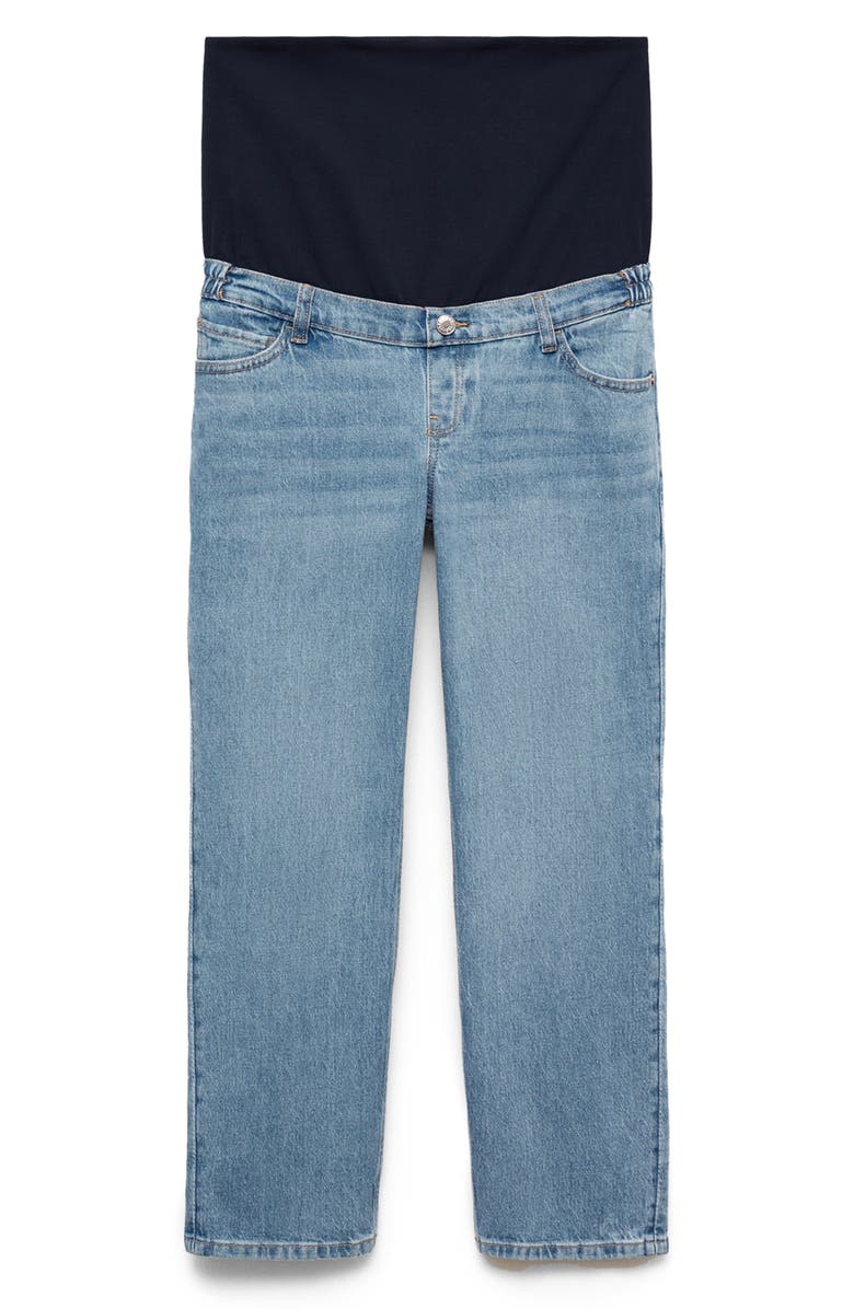 MANGO Straight Leg Ankle Maternity Jeans, Alternate, color, 