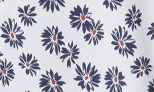 Hugo Boss Boss Roan Ken Floral Short Sleeve Button-up Shirt In Dark Blue