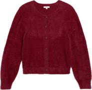BP. Fuzzy Scoop Neck Cardigan