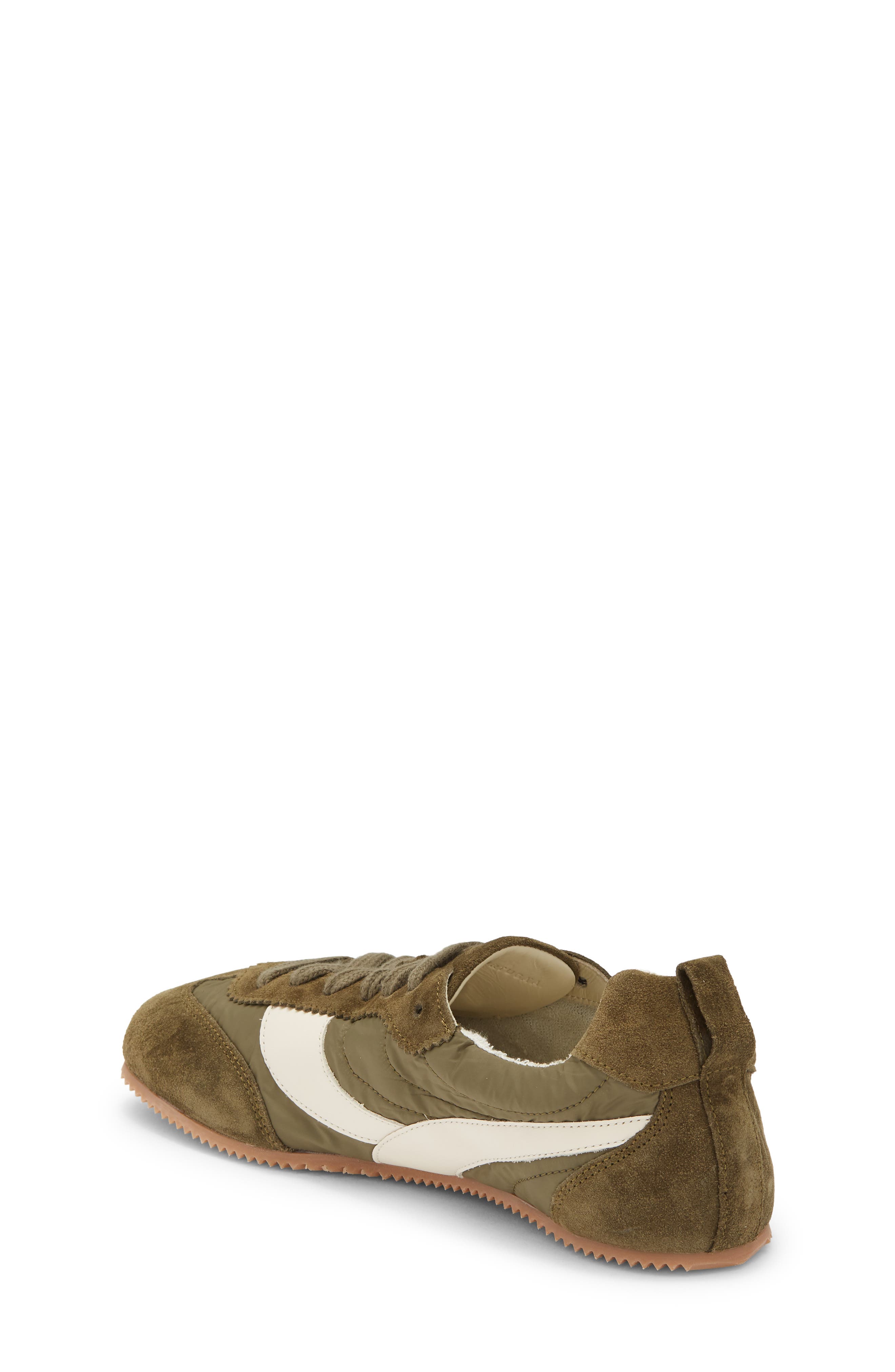 Inde Ballet Sneaker, Alternate, color, MOSS SUEDE COMBO