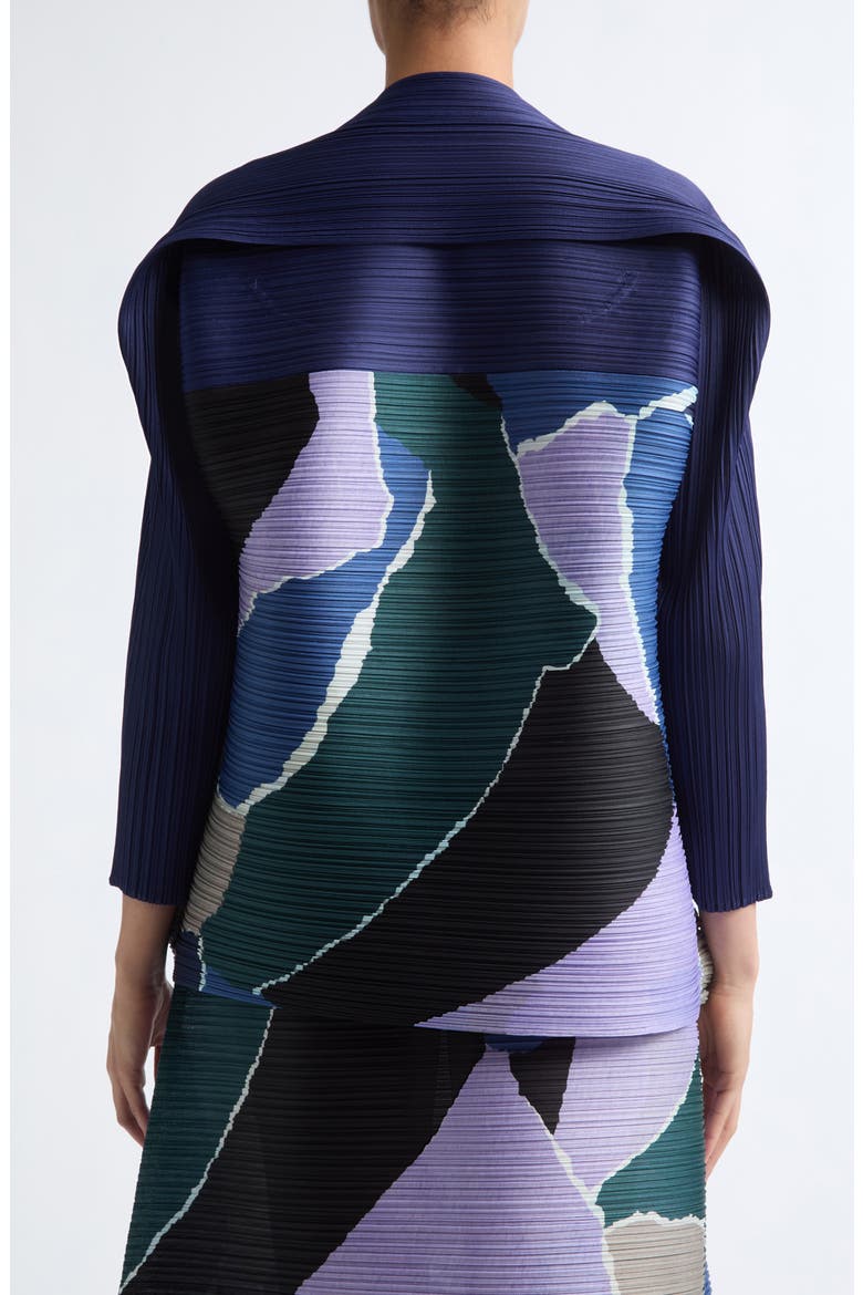 Surprise Pleated Top, Alternate, color, PURPLE