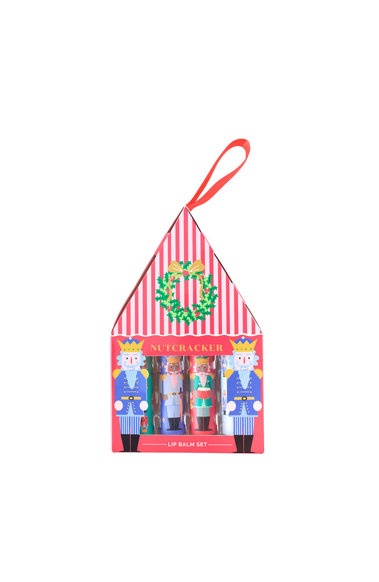Jollity & Co. Nutcracker Lip Balm Set, Main, color, 