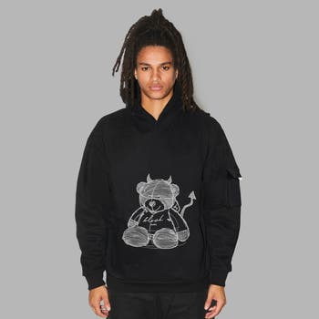【Blvck Paris】★パーカー★ Batman x Blvck Teddy Hoodie Batman x Blvck Teddy Hoodie