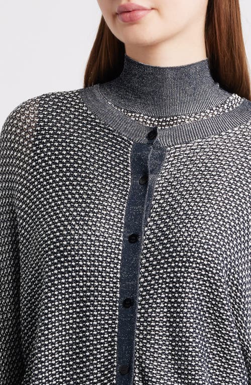 Hugo Boss Boss Furnari Textured Cardigan In Gray