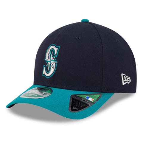 Men's New Era  Navy Seattle Mariners Player Replica 9FORTY Adjustable Hat
