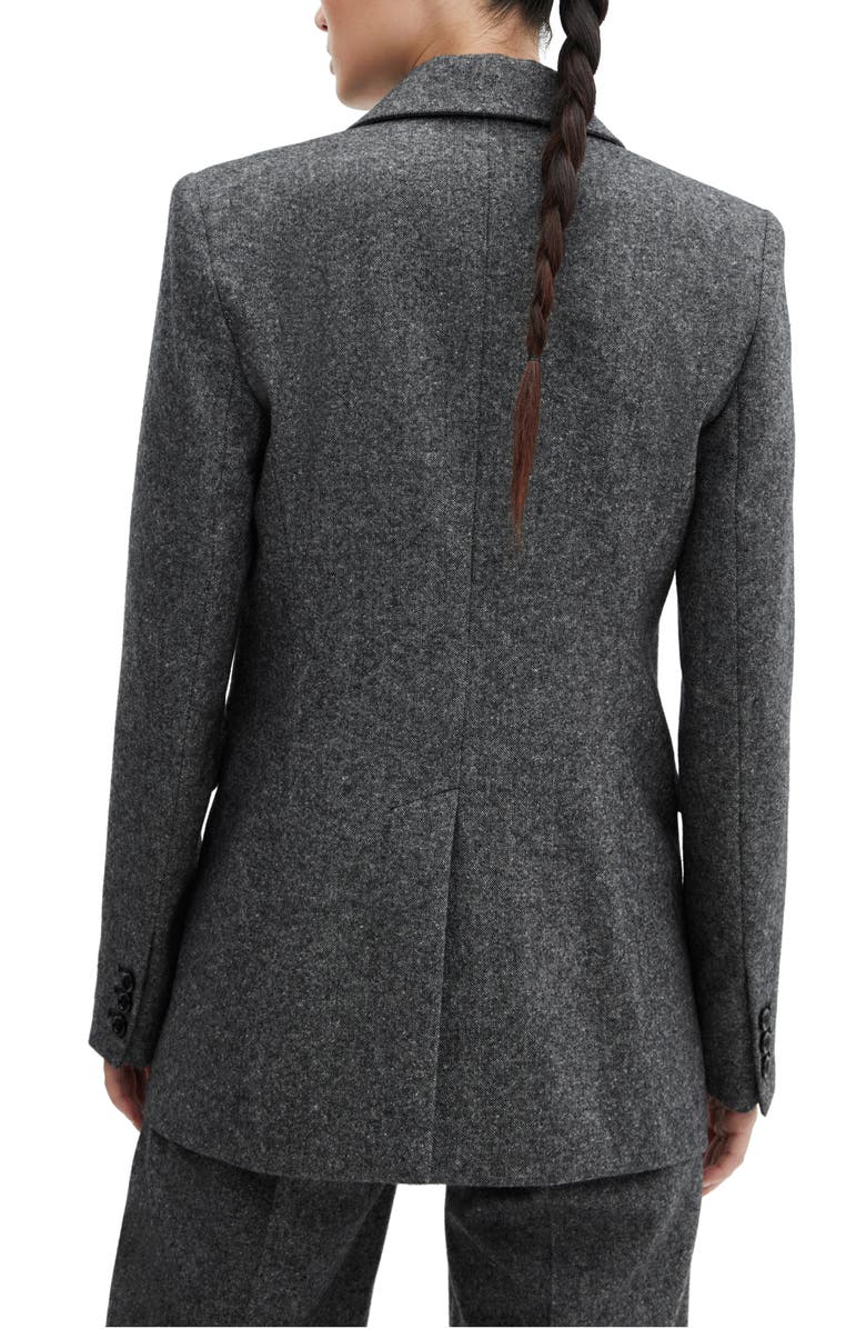 MANGO Wool Blend Suit Blazer, Alternate, color,