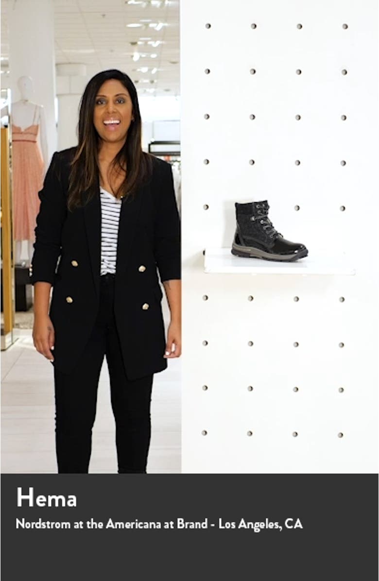 Gift Lace Up Wool & Leather Boot, sales video thumbnail