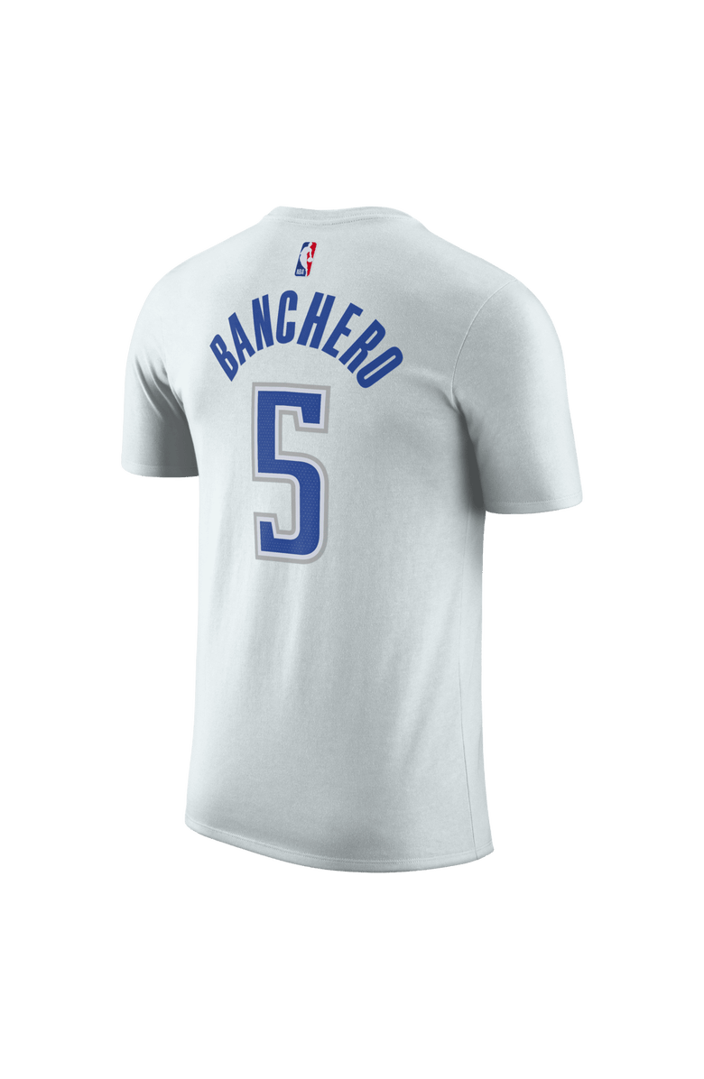 Nike Unisex Nike Paolo Banchero Silver Orlando Magic 2025/26 City Edition Name 
Number T-Shirt, Alternate, color, Silver