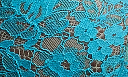 Skarlett Blue Entice Balconette Bra In Paradise Blue/nylon