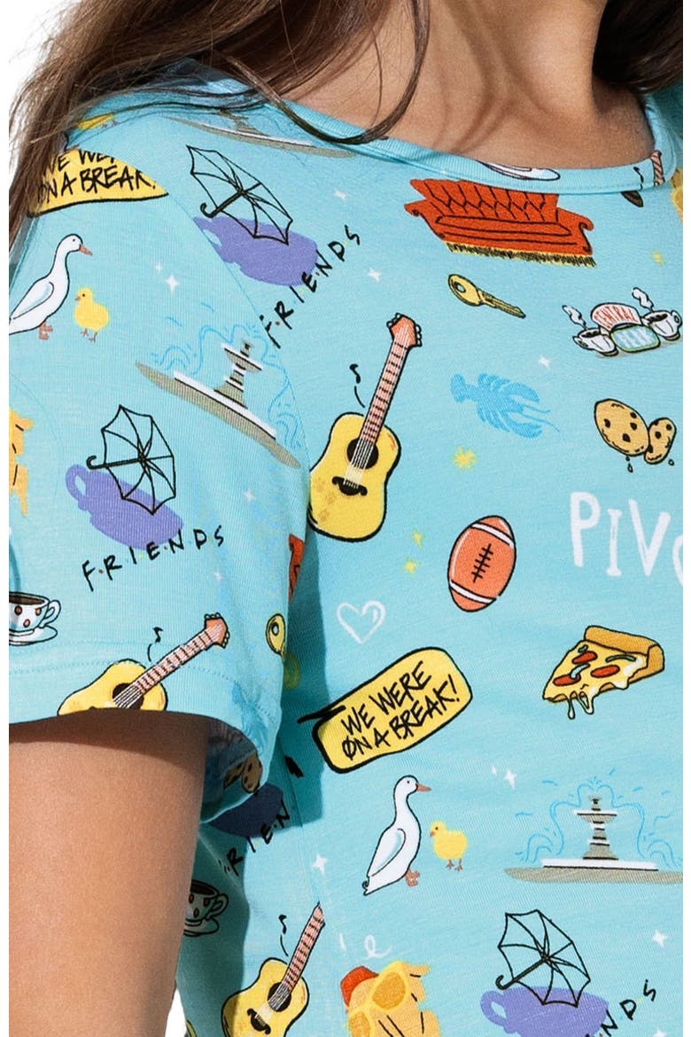 Kids' Friends Short Sleeve Dress, Alternate, color, Friends