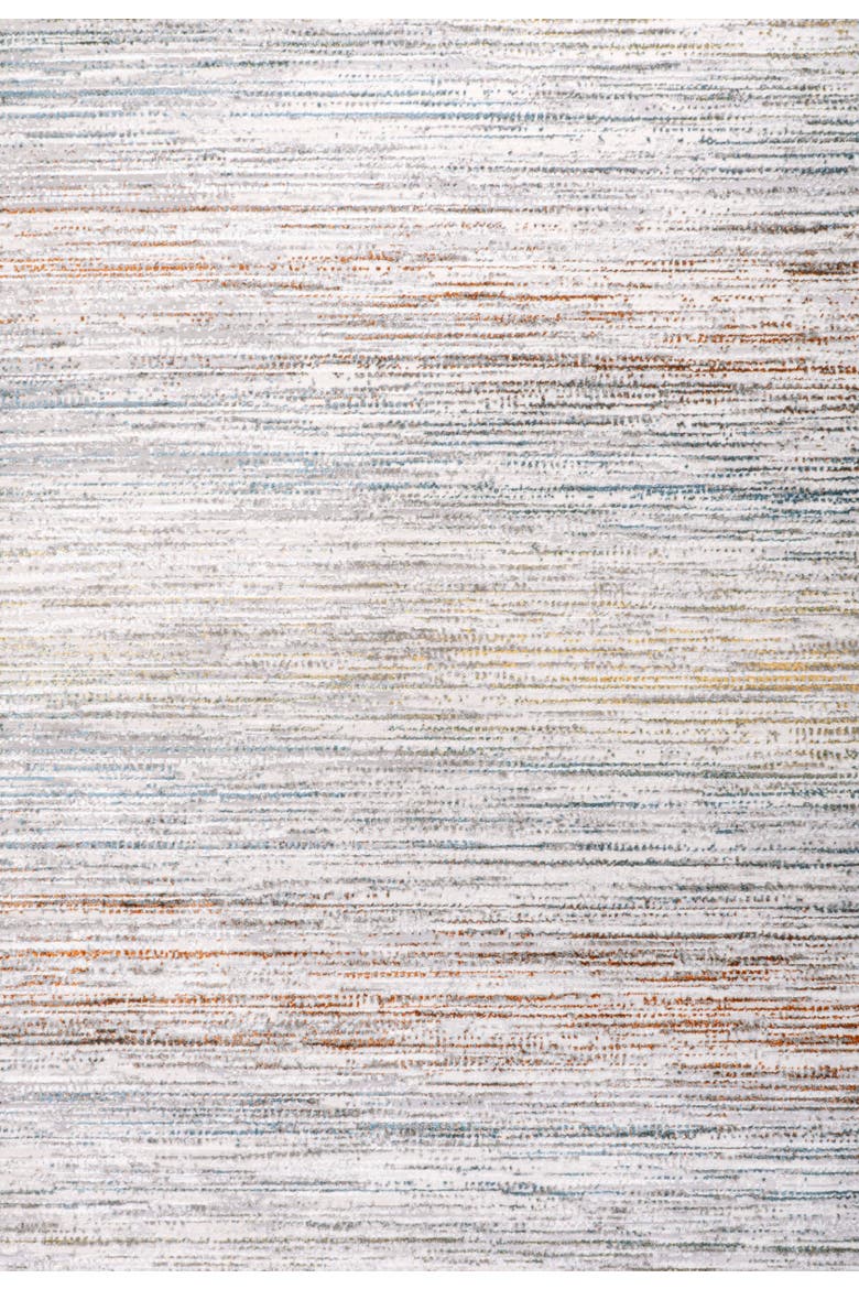 Lotus Modern Persian Floral Area Rug, Main, color, Gray/Blue/Orange