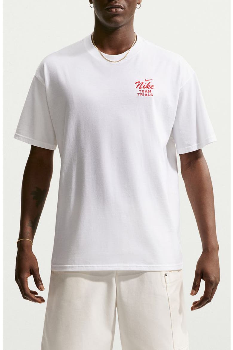 Sportswear Max90 Cotton Graphic T-Shirt, Main, color, WHITE