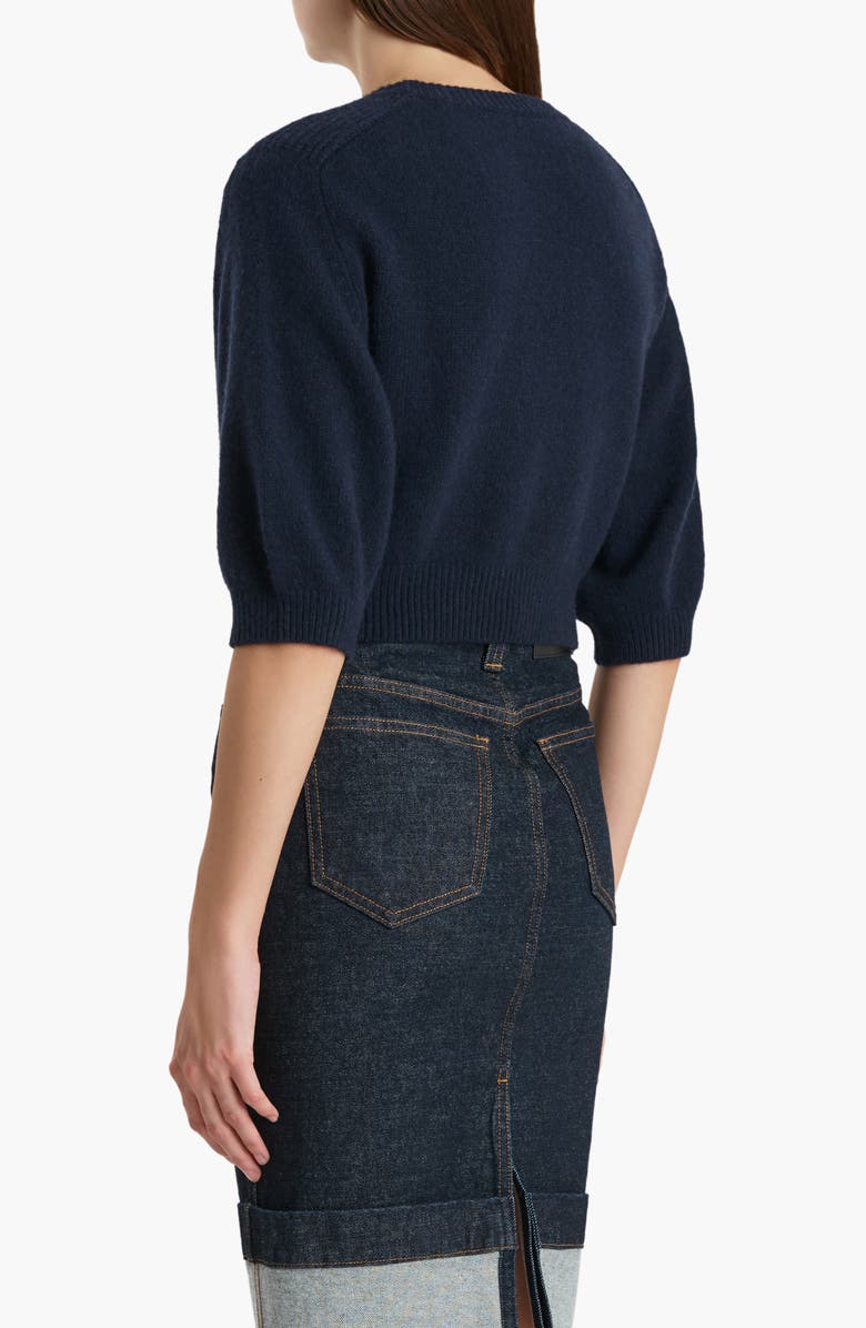 Khaite Lorelai Wool & Cashmere Blend Sweater, Alternate, color, Midnight Navy