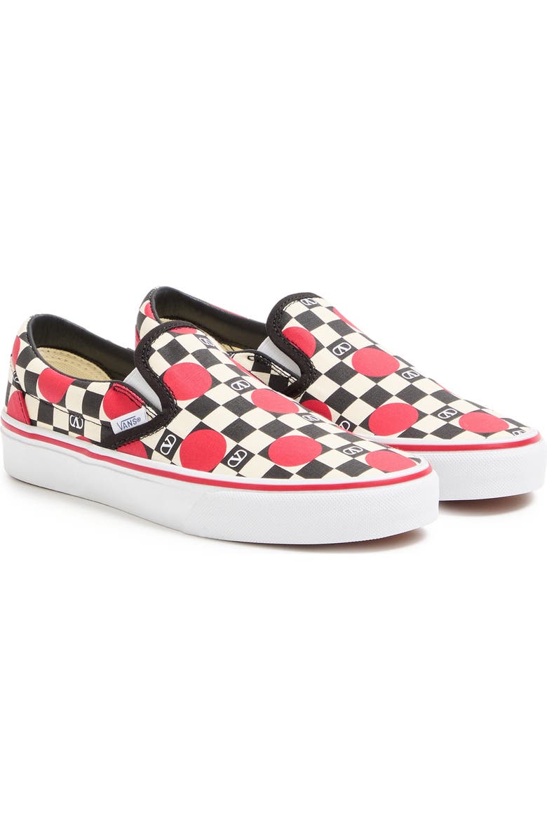 Valentino Garavani x Vans Cherry Slip-On Sneaker, Main, color, Yellow Multi