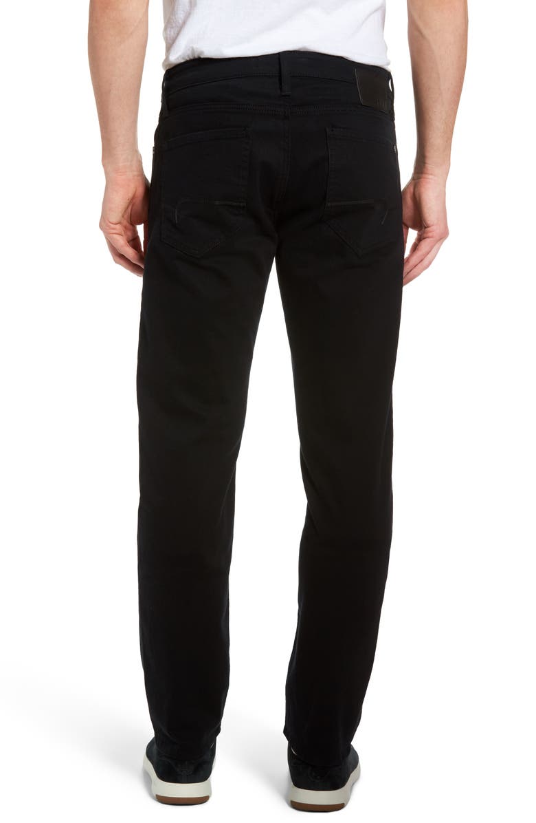 Mavi Jeans Zach Straight Leg Jeans, Alternate, color, Black Williamsburg