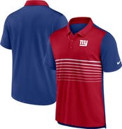 Nike Men's Nike Royal/Red New York Giants Fashion Performance Polo
