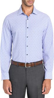 W.R.K Slim Fit Micro Floral Performance Dress Shirt