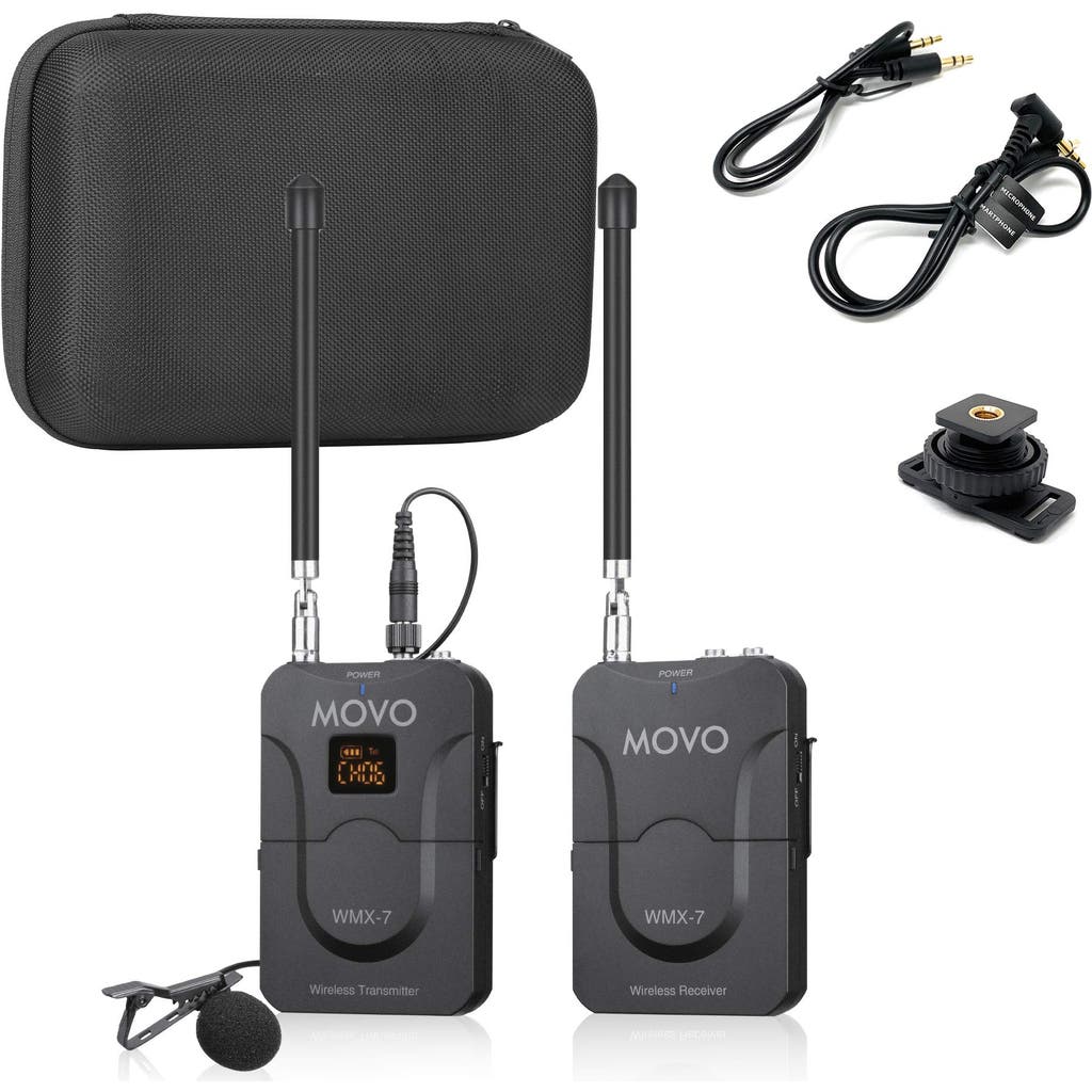 MOVO Universal Wireless System, 12 VHF Channels, 2-Microphone, 3.5mm TRRS, 1-Year Warranty in Black at Nordstrom