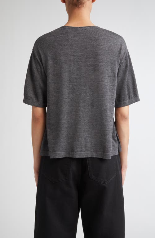 Fforme Ada Wool Blend T-shirt In Gray