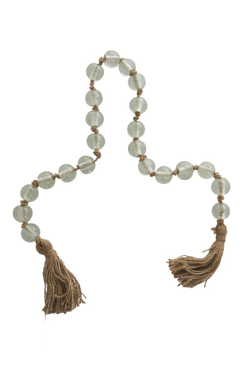 Bohemian Glass Beaded Tassel Garland, Alternate, color, CLEAR