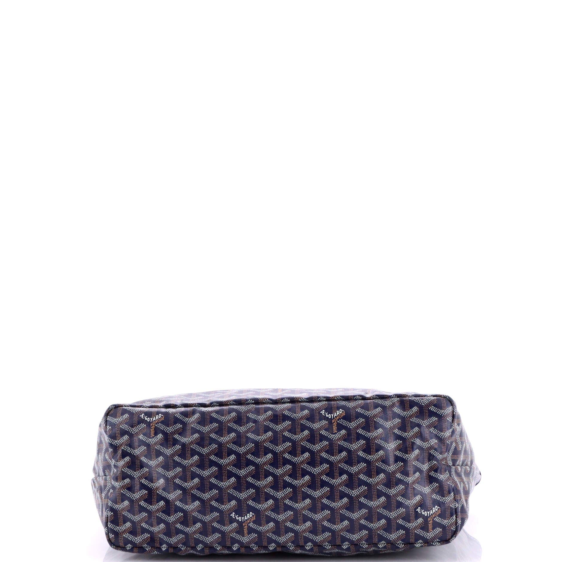 Pre-Owned Goyard Saint Louis Tote Coated Canvas PM, Alternate, color, Blue