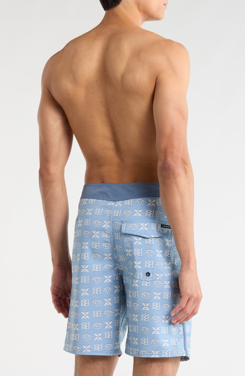 Quiksilver Surfsilk Etched Board Shorts, Alternate, color, Ashley Blue