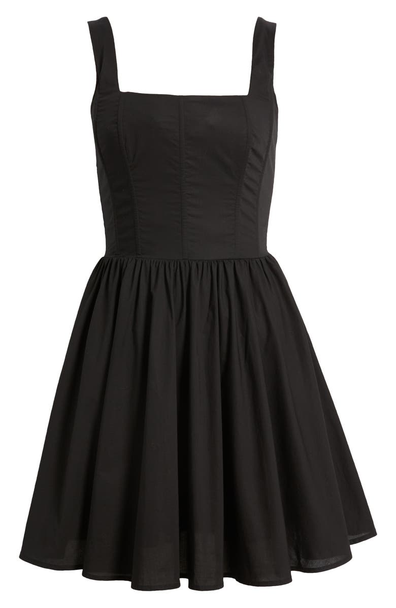 Chelsea28 Square Neck Corset Dress, Alternate, color,