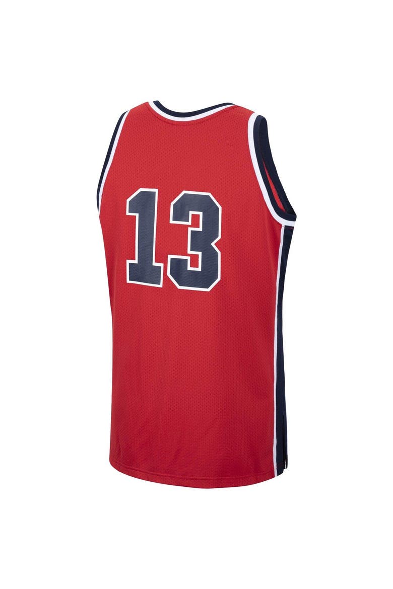 Men's Mitchell & Ness Chris Mullin Red USA Basketball 1984 Authentic Jersey, Alternate, color, Red